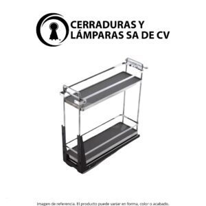 Botellero piso melanico cromado CERRAJES 1201-384